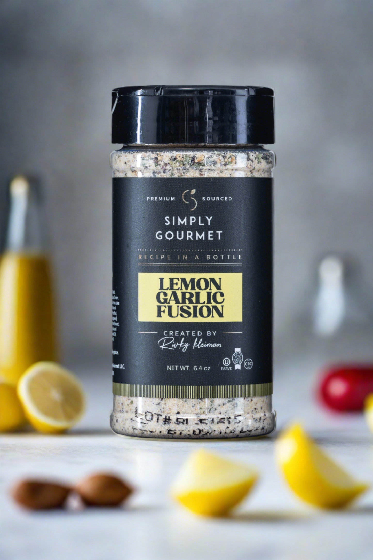 Simply Gourmet Lemon Garlic Fusion Recipe in a Bottle Spice Rub 6.4oz created by Rivky Kleiman