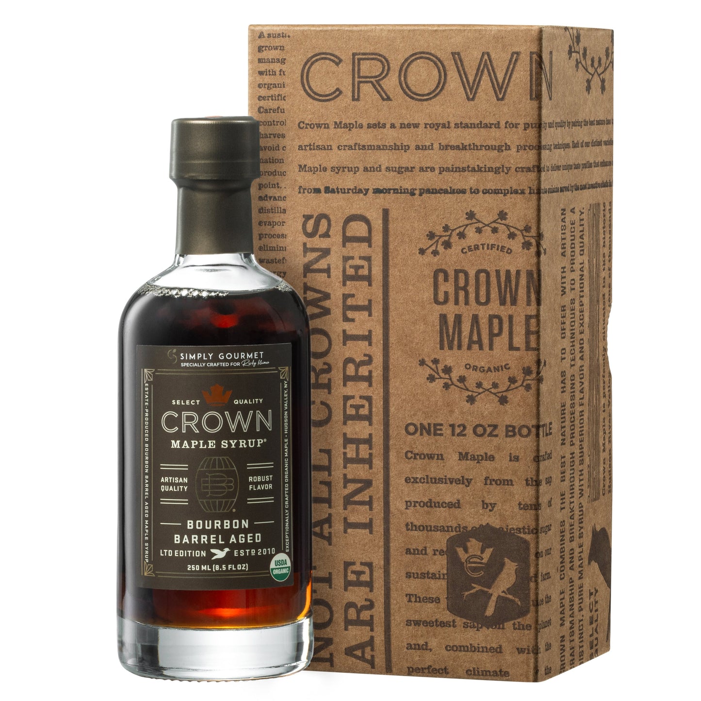 Crown Maple® Bourbon Barrel Aged Maple Syrup - Simply Gourmet