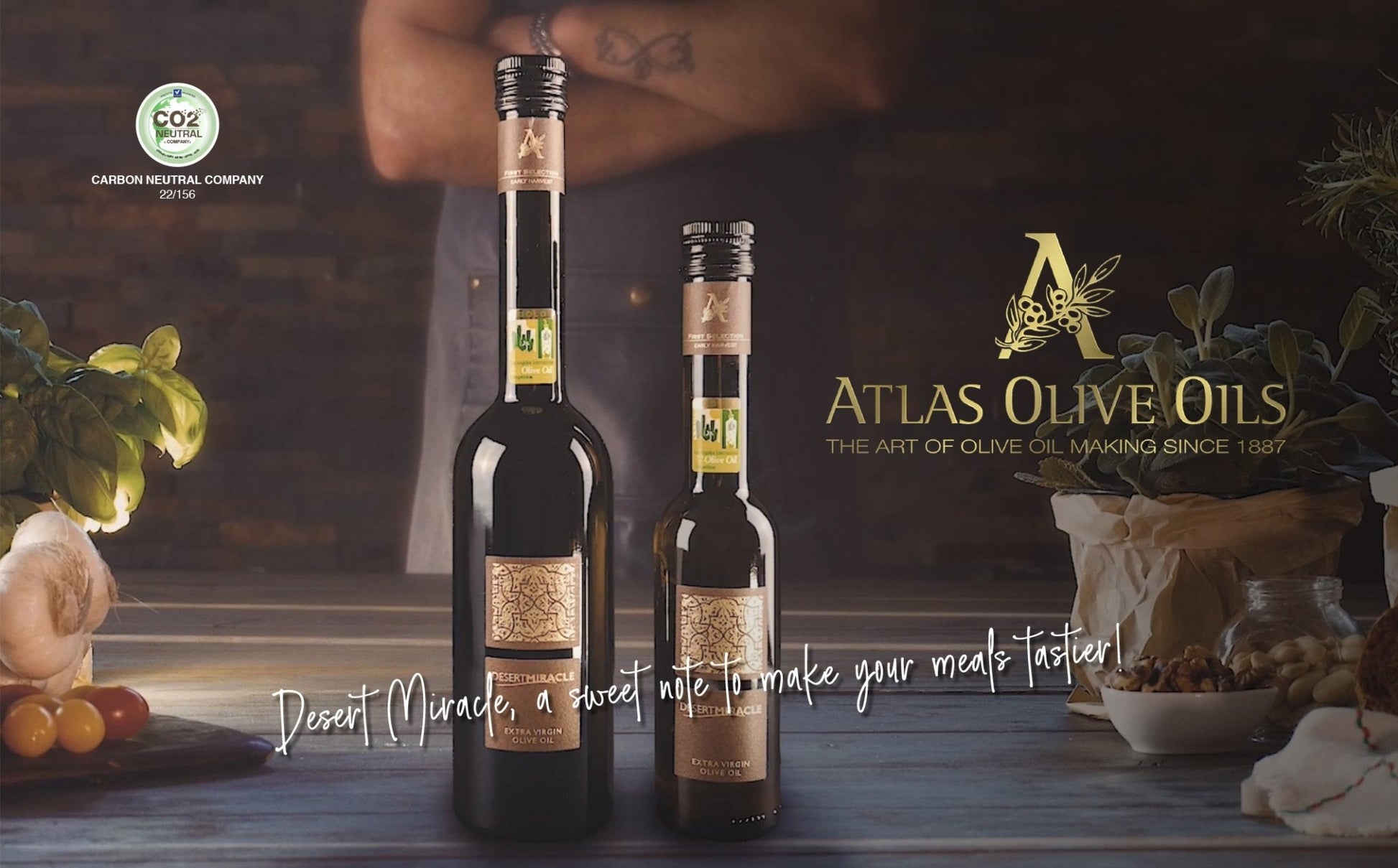 Desert Miracle - Ultra Premium, Cold First Pressed, Extra Virgin - Atlas Olive Oil - Olive Oil - Simply Gourmet