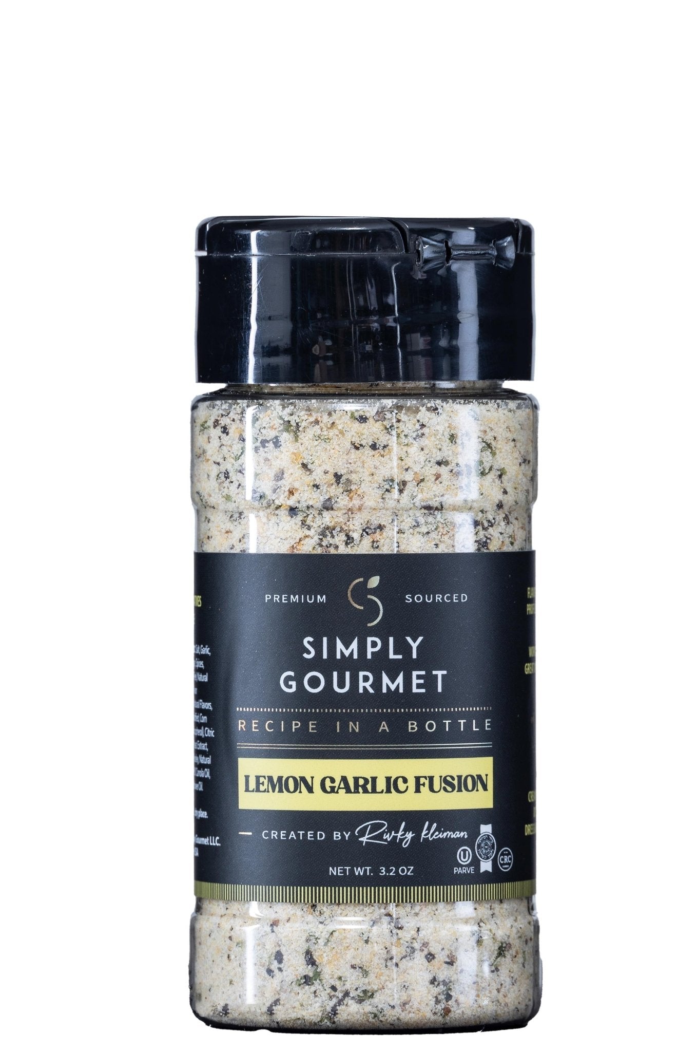 Lemon Garlic Fusion - Recipe in a Bottle - Spice Rub - Simply Gourmet