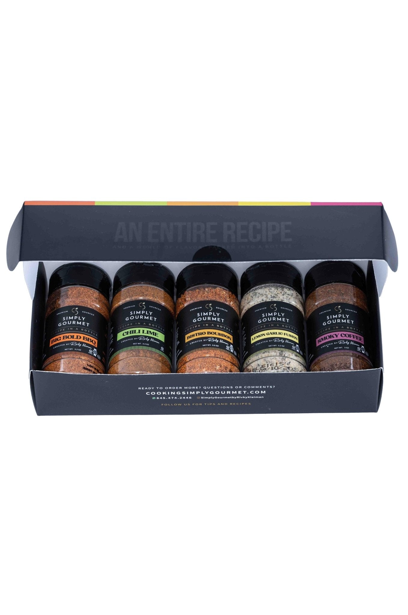 Recipe in a Bottle - Gift Set! - Spice Rub - Simply Gourmet