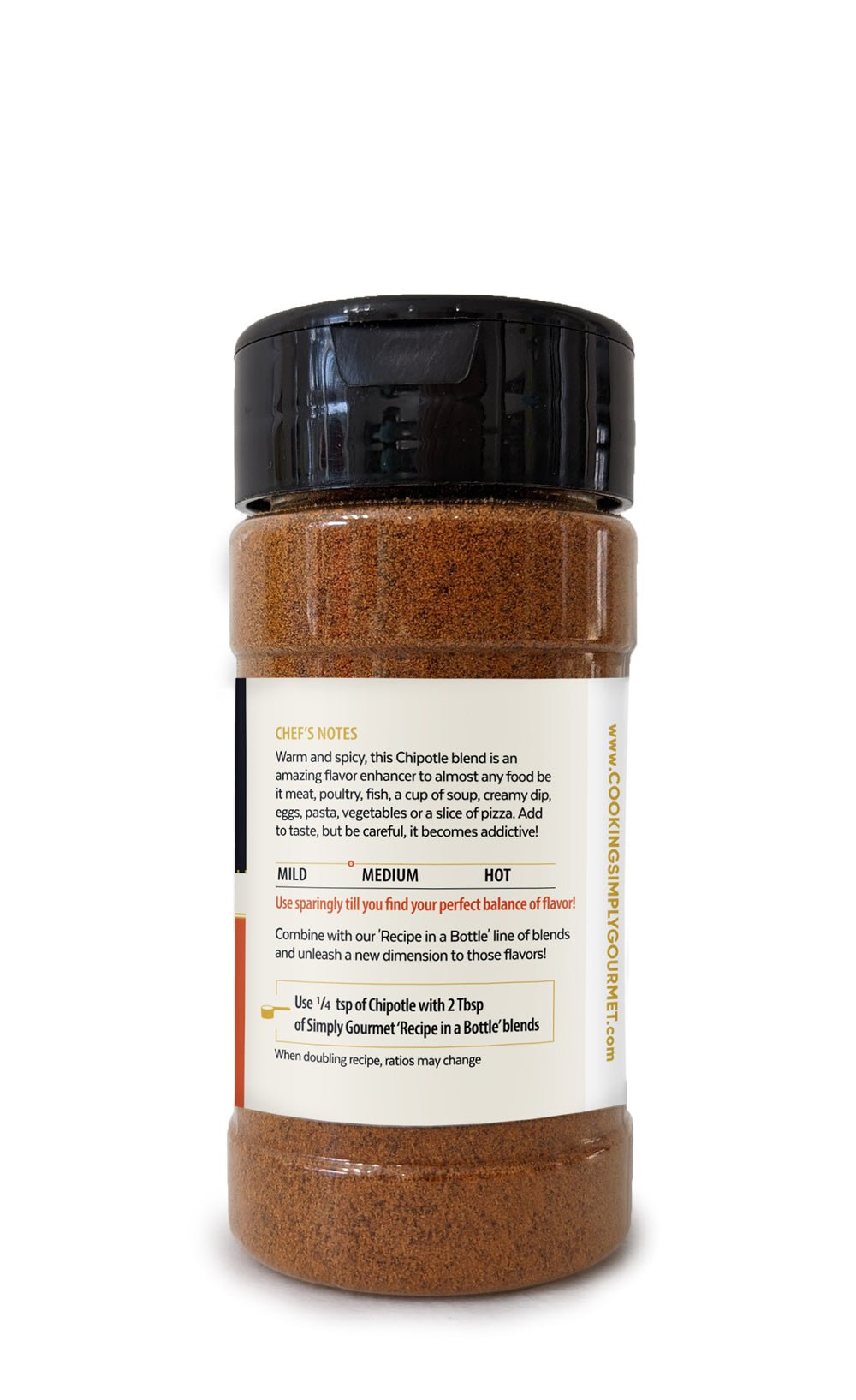 Bottle of Chipotle - Spice Rub - Simply Gourmet