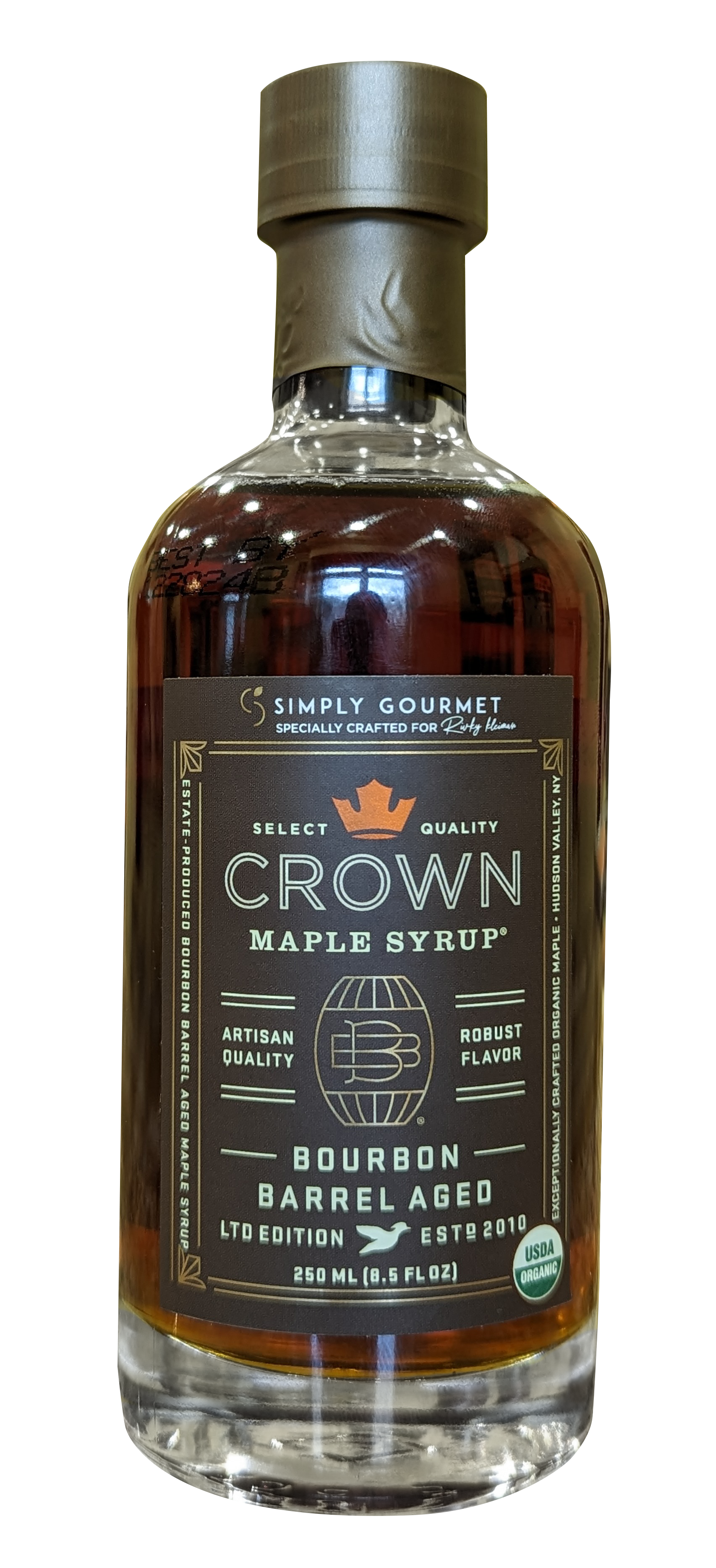 6.7 fl. oz.  Bourbon Barrel Aged Maple Syrup — Marvin's Country Store